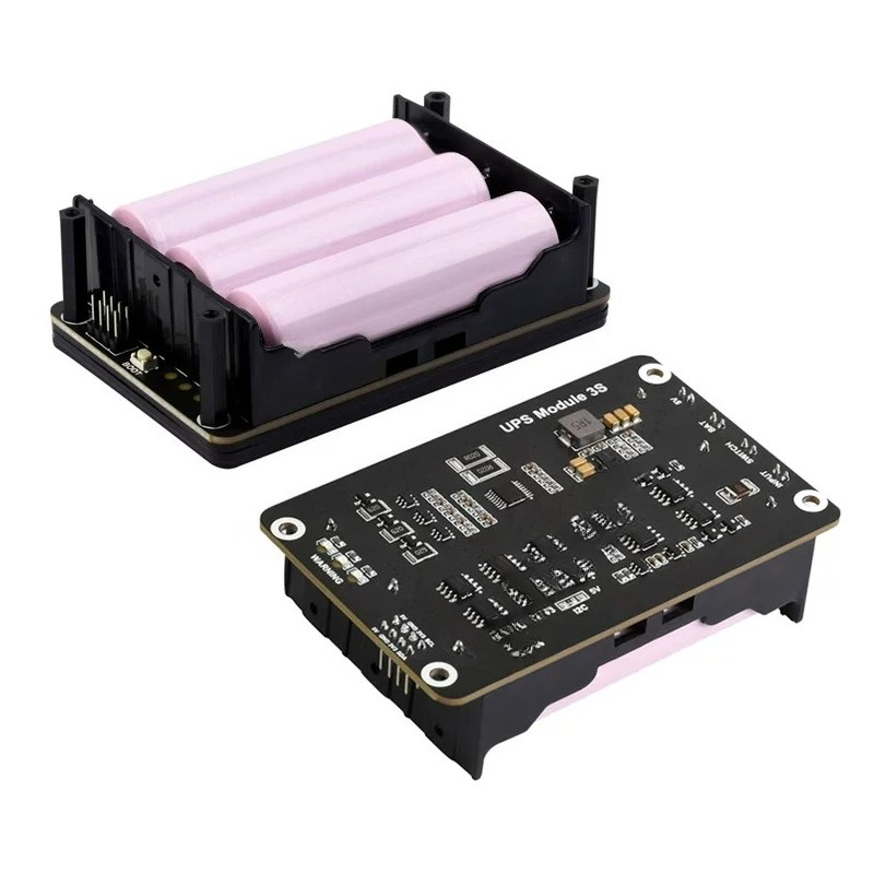 Raspberry Pi Uninterrupted Power Supply Ups 18650 - وحدة إمداد الطاقة 3S لسلسلة Raspberry