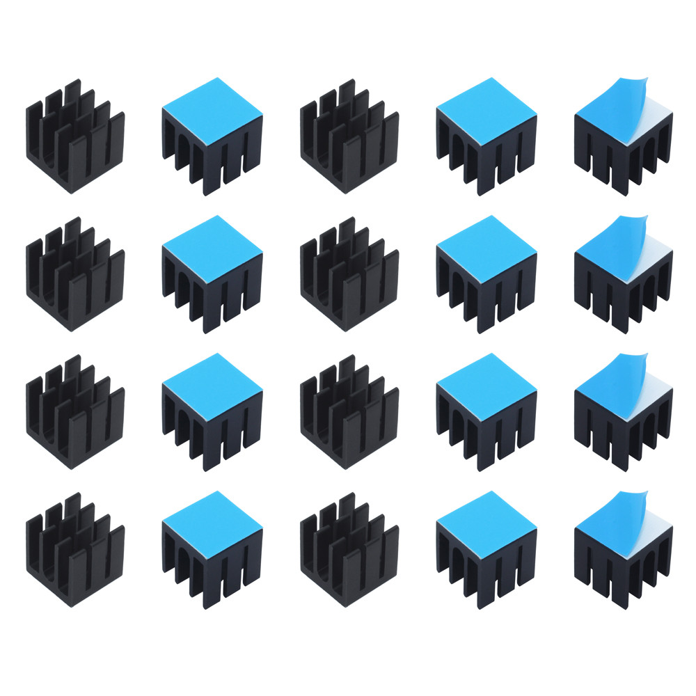 Raspberry Pi Water Cooling Kit - 12x12x12 مللي متر 50 قطعة مبادل