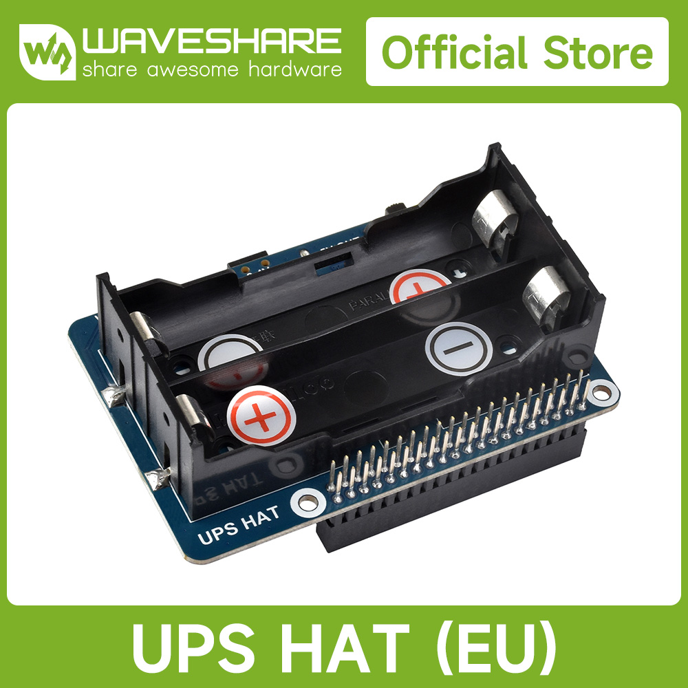 Raspberry Pi Uninterrupted Power Supply Ups 18650 - قبعة UPS لإمداد الطاقة غير المنقطعة