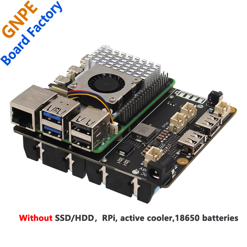 لوحة Raspberry Pi 5 X1202 UPS  - مراجعة Raspberry Pi Uninterrupted Power Supply Ups 18650 وسعره