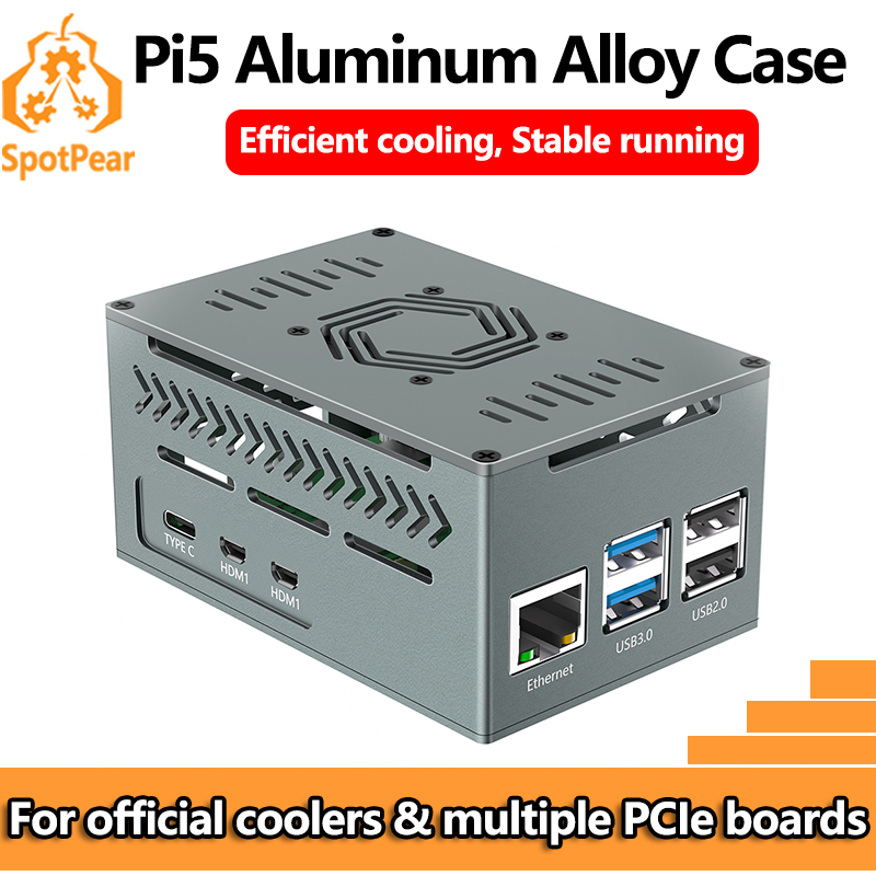 حافظة معدنية من الألومنيوم Ras - مراجعة Argon One V3 M.2 Nvme Case وسعره