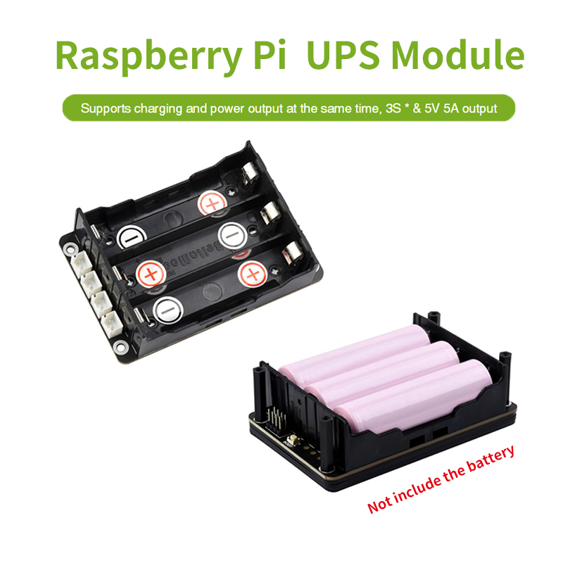 قبعة UPS لـ Raspberry Pi 5 تدع - مراجعة Raspberry Pi Uninterrupted Power Supply Ups 18650 وسعره