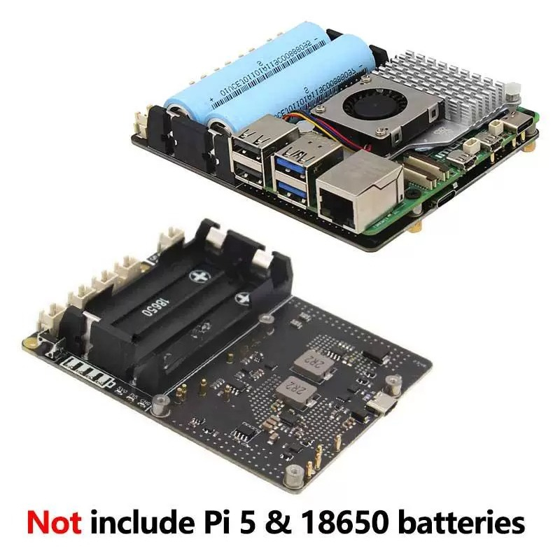 لوحة توسيع إدارة الطاقة UPS لج - مراجعة Raspberry Pi Uninterrupted Power Supply Ups 18650 وسعره